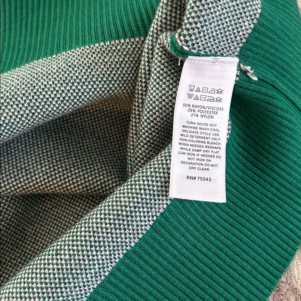 Xl Green fair isle ski sweater-BNWT - Picture 8 of 9